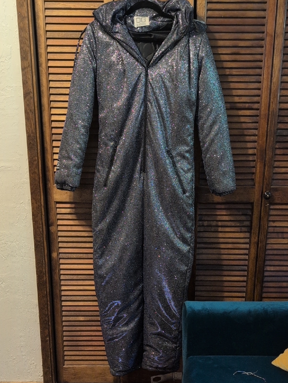 Rare! Vintage! Oliagardo Shimmering Hooded One-Piece Snow Suit